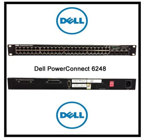 Dell PowerConnect 6248 48 Port Gigabit 1U Switch with ears